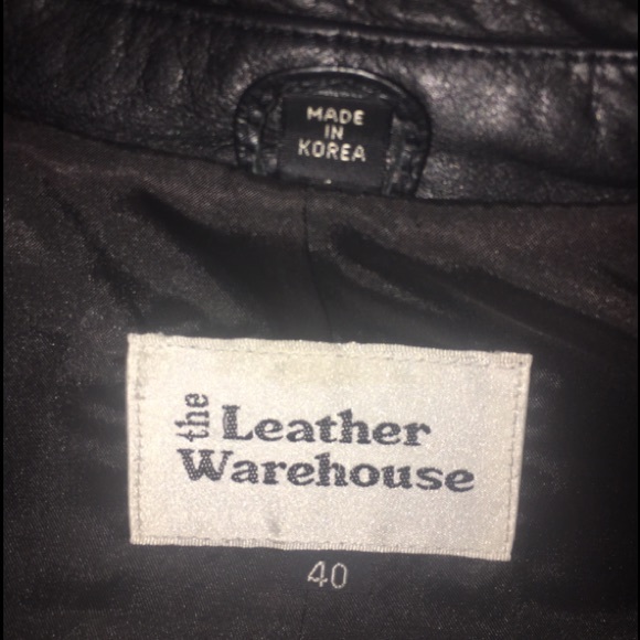 Vintage Black Leather Jacket - Picture 3 of 3